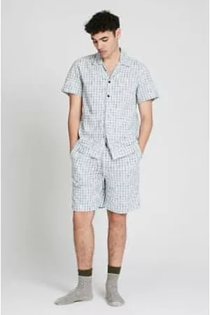 Insiders Men Shorts - And Blue Space Short Sleeve And Shorts Set