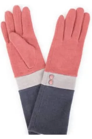 Pink Powder Women Gloves - Vivienne Long Wool Gloves