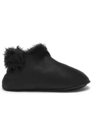 GUSHLOW & COLE Women Boots - Teddy Shearling Slipper Boots- , Graphite