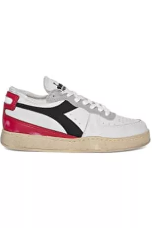 Diadora Women Sneakers - Heritage Mi Basket Row Cut /Garnet/Black