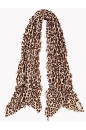 PUR SCHOEN Women Winter Scarves - Hand Felted Cashmere Soft Scarf Leo -Choco + Gift