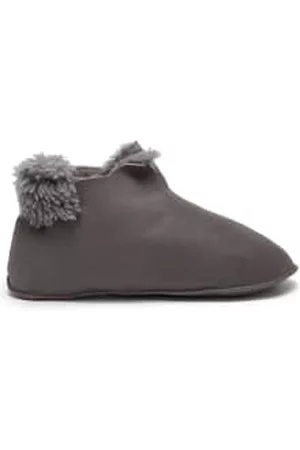GUSHLOW & COLE Women Boots - Teddy Shearling Slipper Boots-Taupe