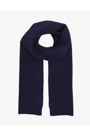 Colorful Standard Women Winter Scarves - CS5082 Merino Wool Scarf Navy Blue