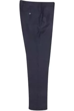 Fratelli Men Suit Pants - Textured Suit Trouser - Navy
