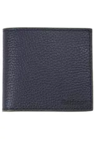 Barbour Men Wallets - Grain Leather Billfold Wallet