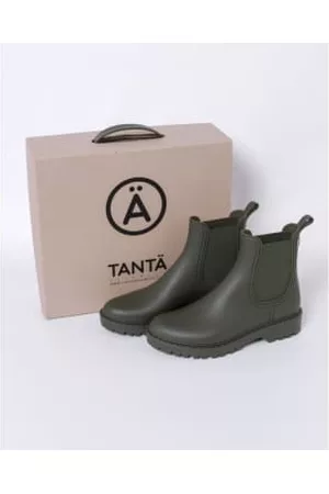 Tanta Rainwear Men Waterproof Boots - Druppel Rubber Waterproof Boots - Khaki