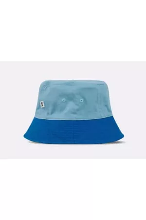 WoodWood Women Hats - Ossian Twill Bucket Hat Reversible Vintage Blue