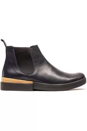 TRACEY NEULS Women Chelsea Boots - Jon Midnight Navy Leather Chelsea Boot