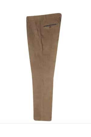 Fratelli Men Suit Pants - Tweed Herringbone Suit Trouser - / Navy Fleck