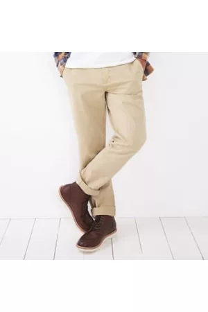 White Stuff Men Pants - Sutton Organic Chino Trousers - Light Natural