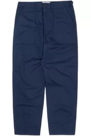 Universal Works Men Twill Pants - Fatigue Pant Twill Navy 00132