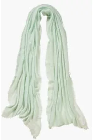 PUR SCHOEN Women Winter Scarves - Hand Felted Cashmere Soft Scarf - Mint + Gift