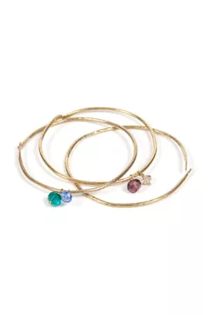 Just Women Bracelets - Temple Beads Bangle - 'Sea' or 'Rose