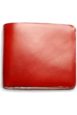 IL BUSSETTO Men Wallets - Bi-Fold Wallet Press Button - Coral Red