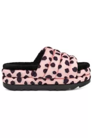 UGG Women Sandals - Maxi Cheetah Print Slide - Scallop
