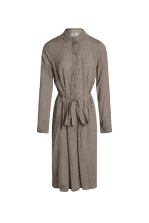 Noa Noa Women Long Sleeve Dresses - Long Sleeve Dress Print From