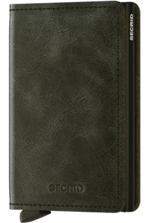 Secrid Men Wallets - Slimwallet Vintage Olive Black