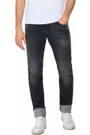 Replay Men Slim Jeans - Anbass Slim Fit Jeans - Aged Eco 5 Year Dark