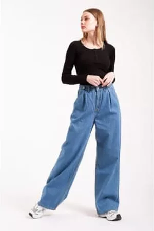 Dr Denim Women Vintage T-Shirts - Kaia Saltwater Mid Retro Jeans