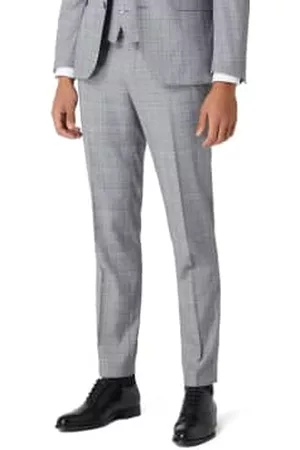Remus Men Suit Pants - Mario Check Suit Trousers
