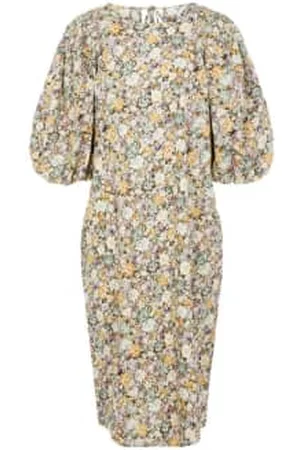 Object Women Puff Sleeve & Puff Shoulder Dresses - Floral Dress With Puff Sleeves