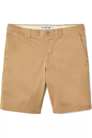 Lacoste Men Bermudas - Slim Fit Stretch Cotton Bermuda Shorts Beige