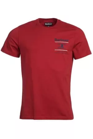 Barbour Men Short Sleeved T-Shirts - Reed Tee Lobster