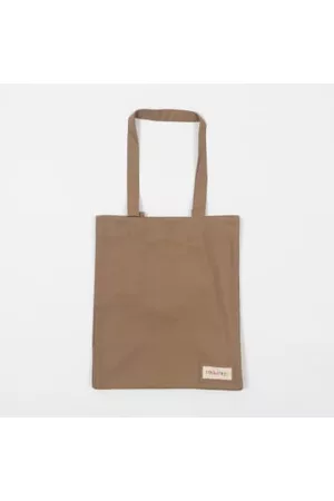 USKEES Women Tote bags - Khaki Brown Small Organic Cotton Tote Bag
