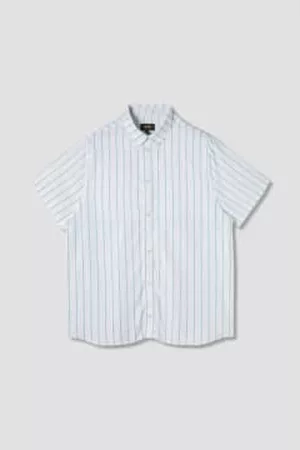 Stan Ray Men Short sleeved Shirts - Moorehouse Shirt - Stripe