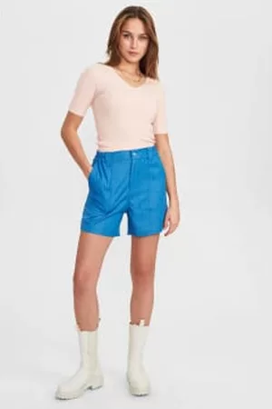 Numph Women Denim Skirts - Nusela Shorts - Medium Denim