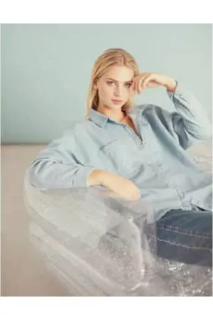 REIKO Women Denim Shirts - Camila Shirt Chambray Denim