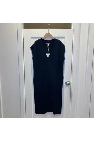 AUTUMN CASHMERE Women Tunic Dresses - Rib Tunic Navy