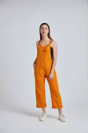 FLAX + LOOM Women Dungarees - Sun Cotton & Linen Mary-Lou Dungarees