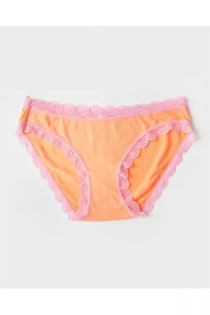 Stripe and Stare Women Pants - Neon Candy Knicker - Mango/ Candy Floss