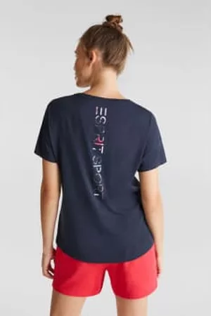 ESPRIT Women T-Shirts - Logo T Shirt In Organic Cotton