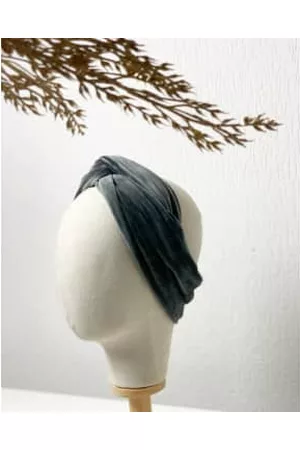YFS Women Hair Accessories - † Haarbandeau Velvet - Dark Gray