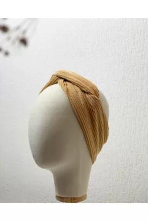 YFS Women Hair Accessories - † Haarbandeau Corduroy - Vanilla