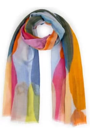 Narratives The Agency Women Winter Scarves - Rainbow Pigment Wool Scarf