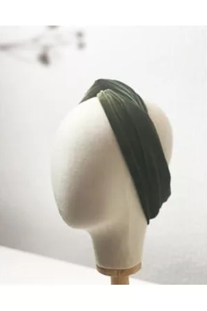 YFS Women Hair Accessories - † Haarbandeau Velvet - Dark Army