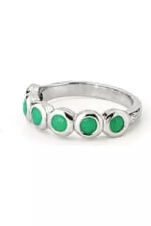 Renné Jewellery Women Rings - Chrysoprase Zeta Ring