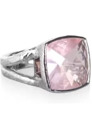 Renné Jewellery Women Rings - Rose Quartz Iris Ring