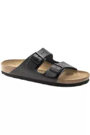 Birkenstock Women Sandals - Arizona Natural Leather - Black