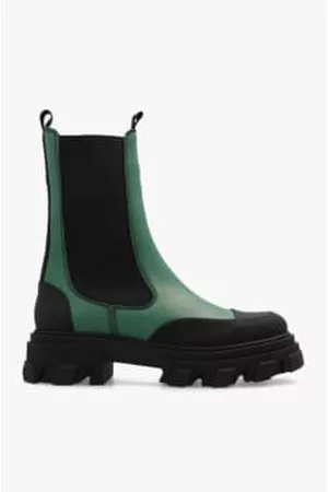 Ganni Women Chelsea Boots - Cleated Mid Chelsea Boot