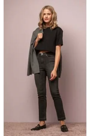 Denim Studio Women Jeans - Colette In Black Denim