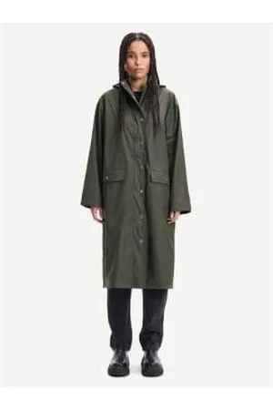 Samsøe Samsøe Women Rainwear - Stala Long Raincoat - Rosin