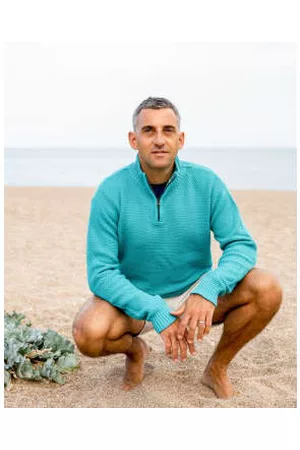 The Aloft Shop Men Cardigans - James Waffle Knit