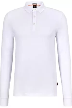 HUGO BOSS Men Long Sleeved T-Shirts - New Passerby Long Sleeve Polo