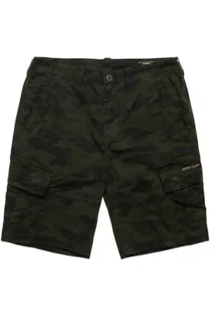 Superdry Men Cargo Pants - Core Cargo Shorts - Overdyed Camo
