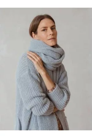 Indi & Cold Women Scarves - Monochrome Knitted Scarf