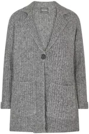 Mos Mosh Women Chunky Cardigans - Emmalia Knit Cardigan Melange